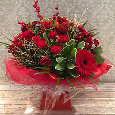 Festive Red Bouquet