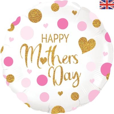 Happy Mother's Day Gold Balloon