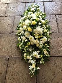 Yellow and White Coffin Spray