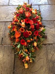 Autumnal coffin Spray