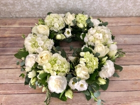 White Remembrance Wreath