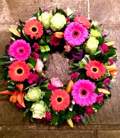 Vibrant  Remembrance wreath