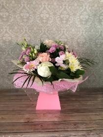 Pink and cream
