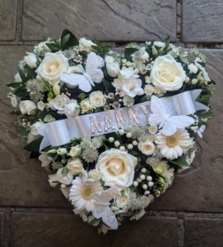 Solid Loose White Heart