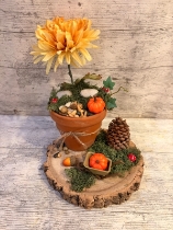 Autumn Flowerpot Table Arrangement