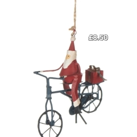 Bicycle Santa