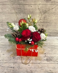 Christmas Handbag Arrangement