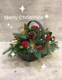 Festive Christmas Basket