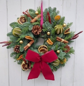 Festive Fruit Wreath