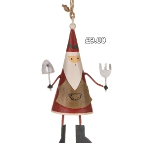 Gardening Santa