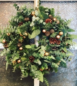 Gold Eucalyptus Wreath