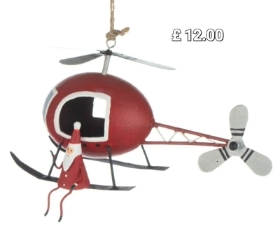 Helicopter Santa