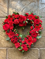Red Loose Open Heart