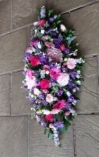 mixed pink and purple spray