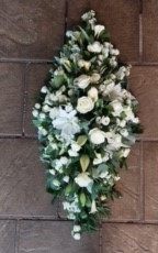 white and green spray