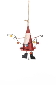Christmas Lights Santa